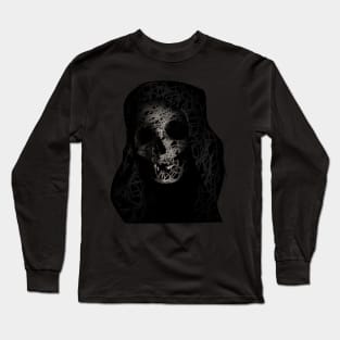 The Horror Skull - Scribble Long Sleeve T-Shirt